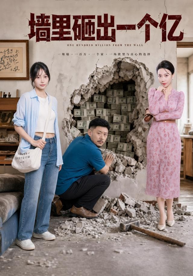 墙里砸出一个亿海报